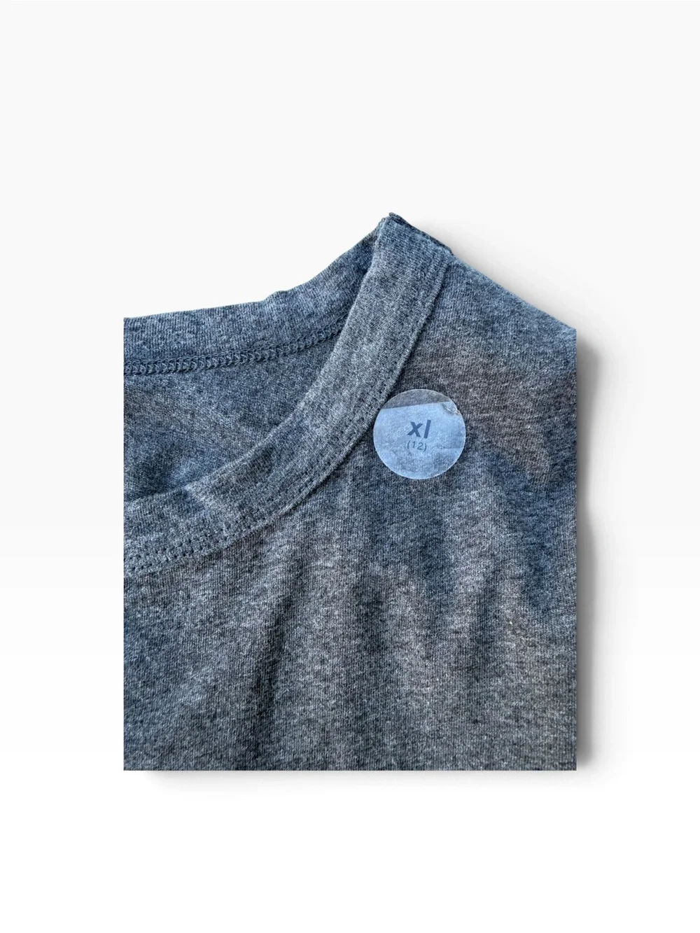 GAP Grey Short-Sleeve Tee with Light Grey & Pink Note Graphic